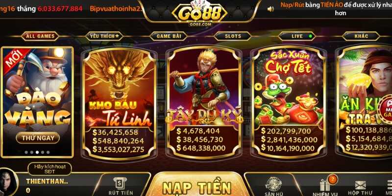 Go88 có nhiều ưu điểm giúp bạn tối ưu cách chơi nổ hũ