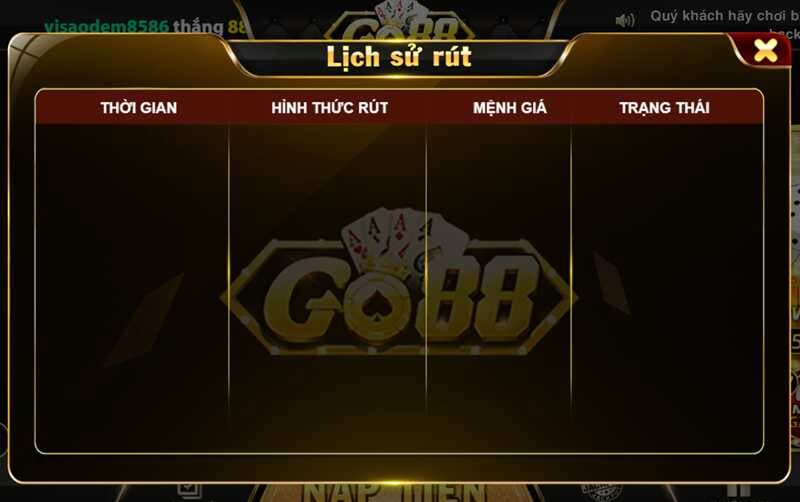 rút tiền GO88 Hướng dẫn chi tiết các bước rút tiền GO88