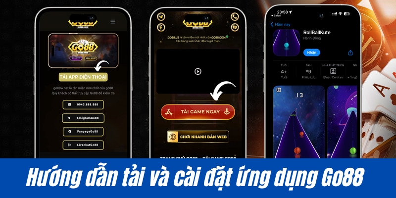 Hướng dẫn tải và cài ứng dụng Go88