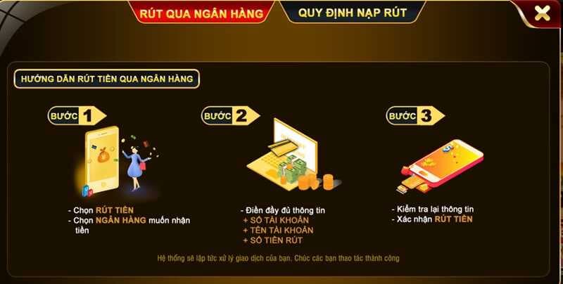 rút tiền GO88 Tại sao nên ưu tiên rút tiền GO88?