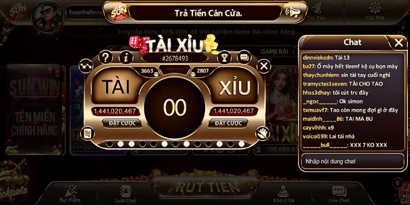 Tham gia vào bàn chơi tài xỉu miễn phí