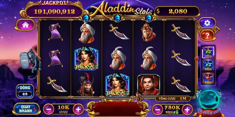 Tổng quan về trò chơi nổ hũ Aladdin Wishes