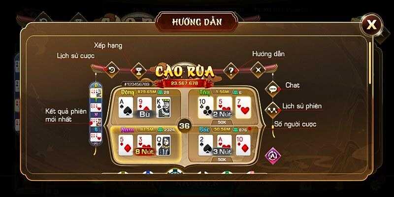 Vận dụng cách chơi hiệu quả vào bài cào rùa