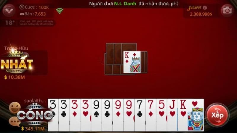 Đánh bài tiến lên ăn tiền Vì sao đánh bài tiến lên ăn tiền tại GO88 lại cuốn hút?